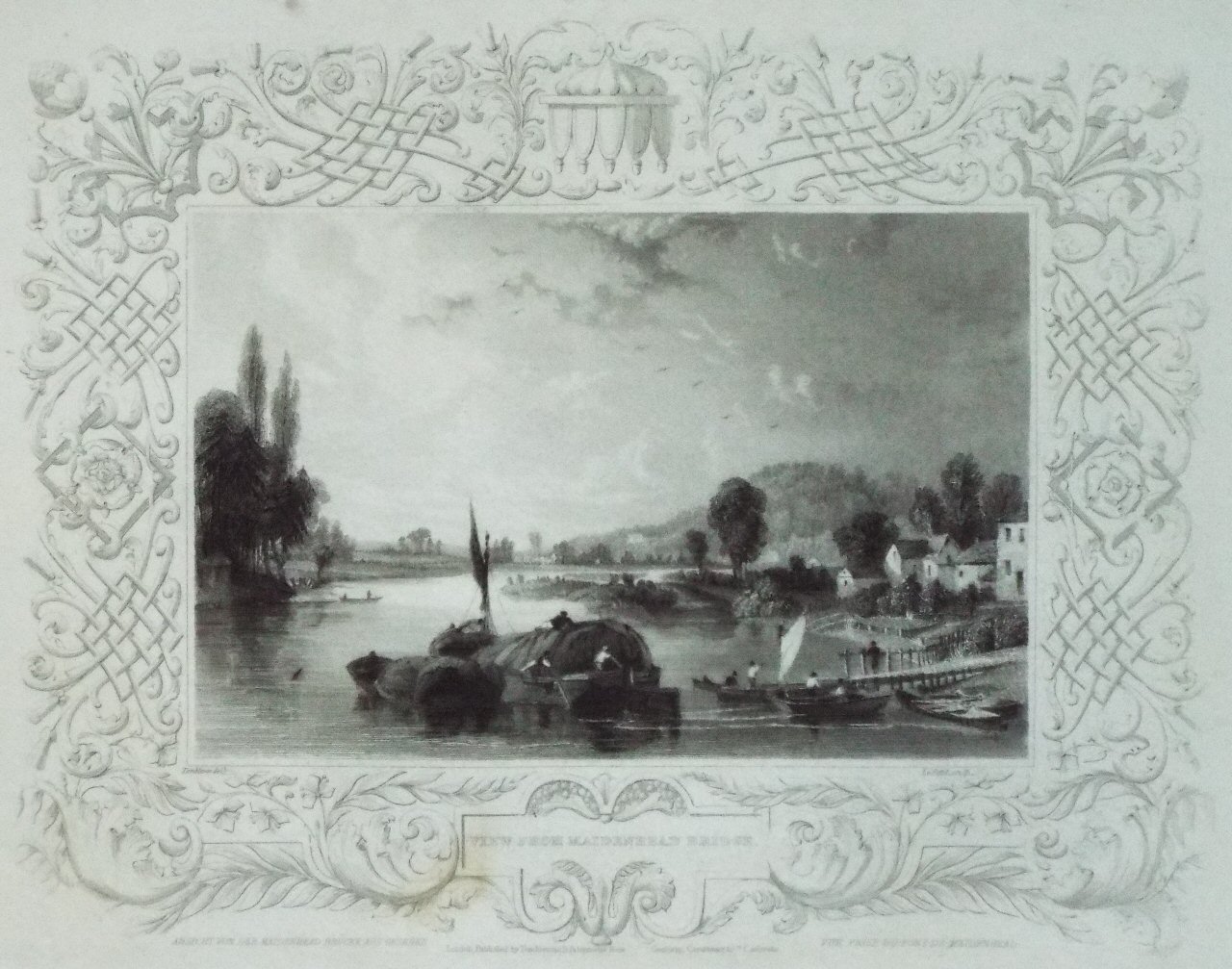 Print - View from Maidenhead Bridge - Le