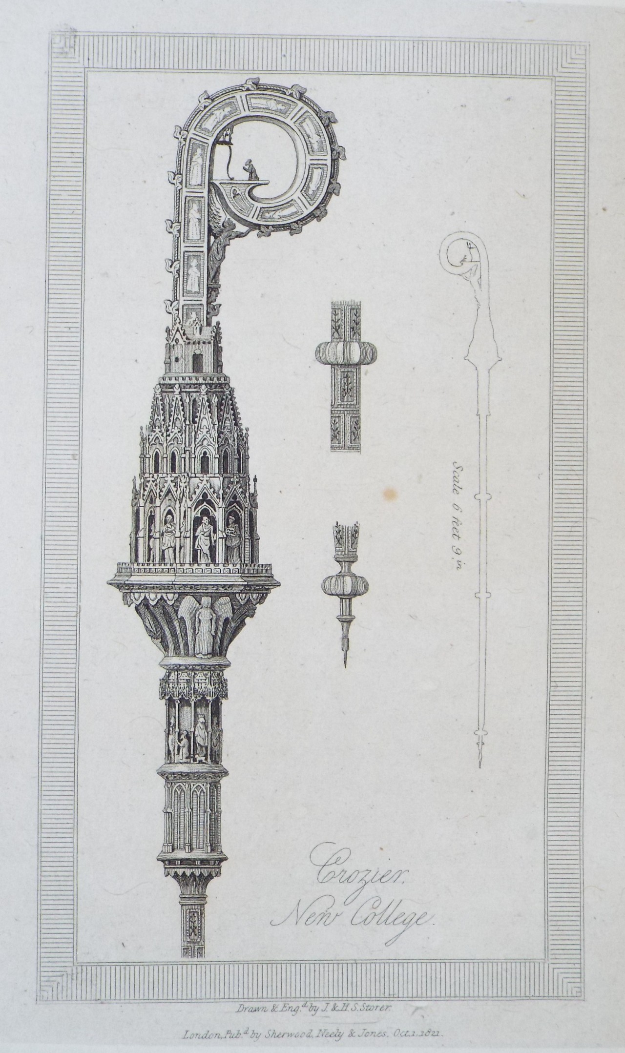 Print - Crozier. New College. - Storer