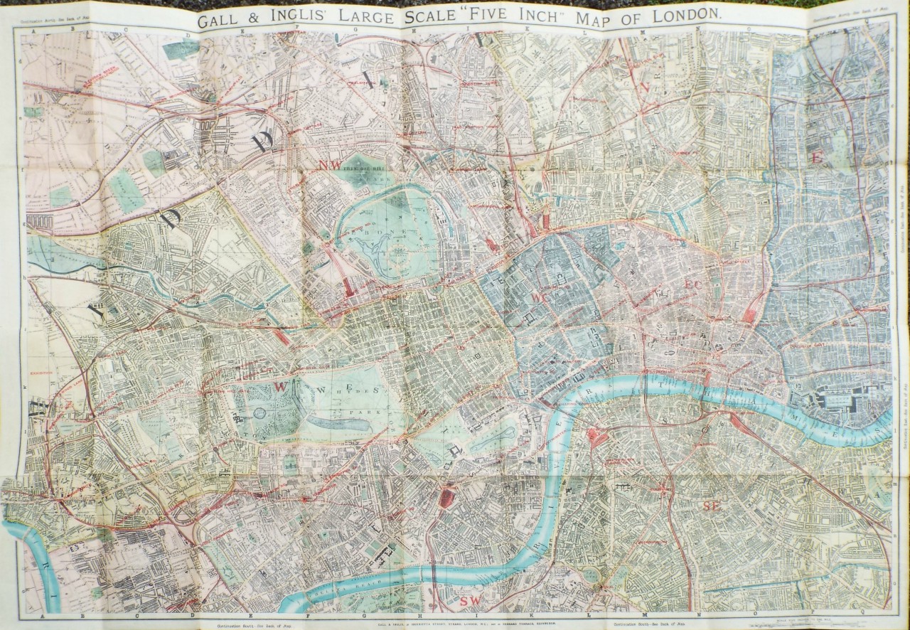 Map of Central London - London