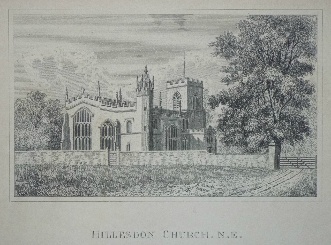 Print - Hillesdon Church, N. E.