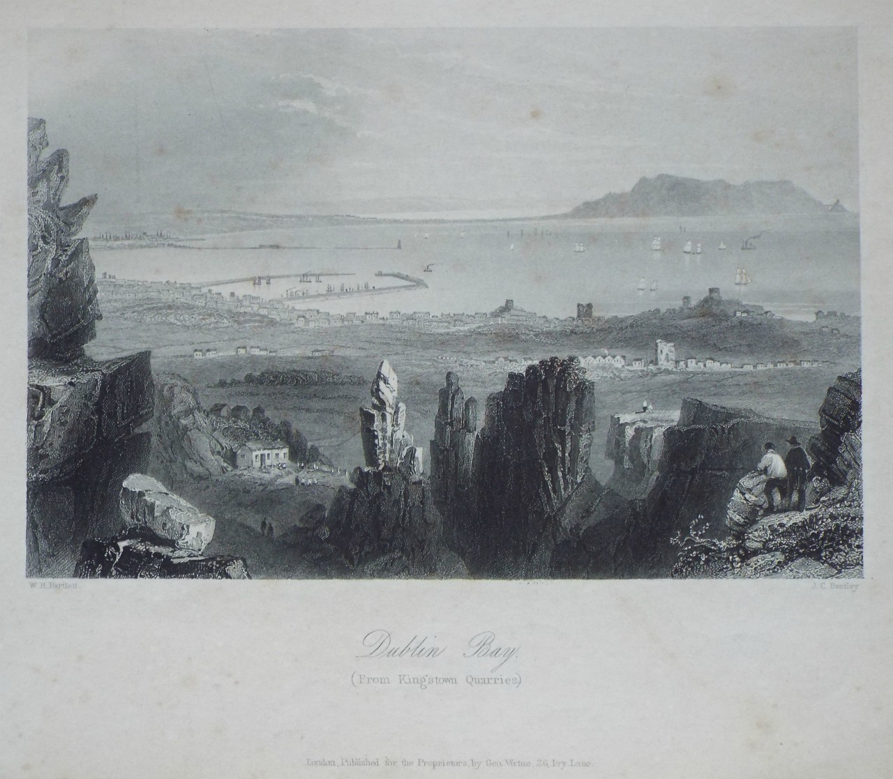 Print - Dublin Bay (From Kingstown Quarries) - Bentley