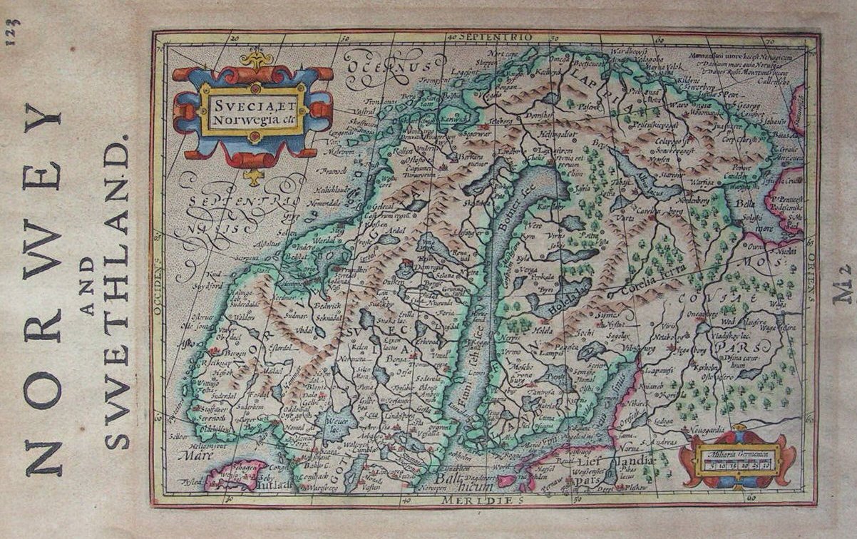 Map of Scandinavia