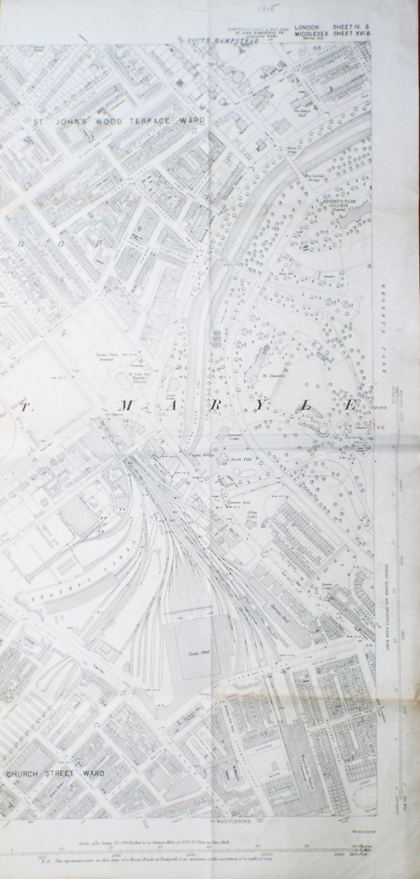 Map of Marylebone - Marylebone