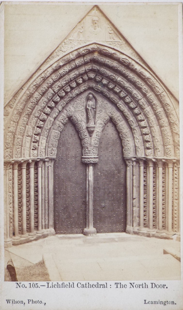 Photograph - Lichfield Cathedral: The North Door.