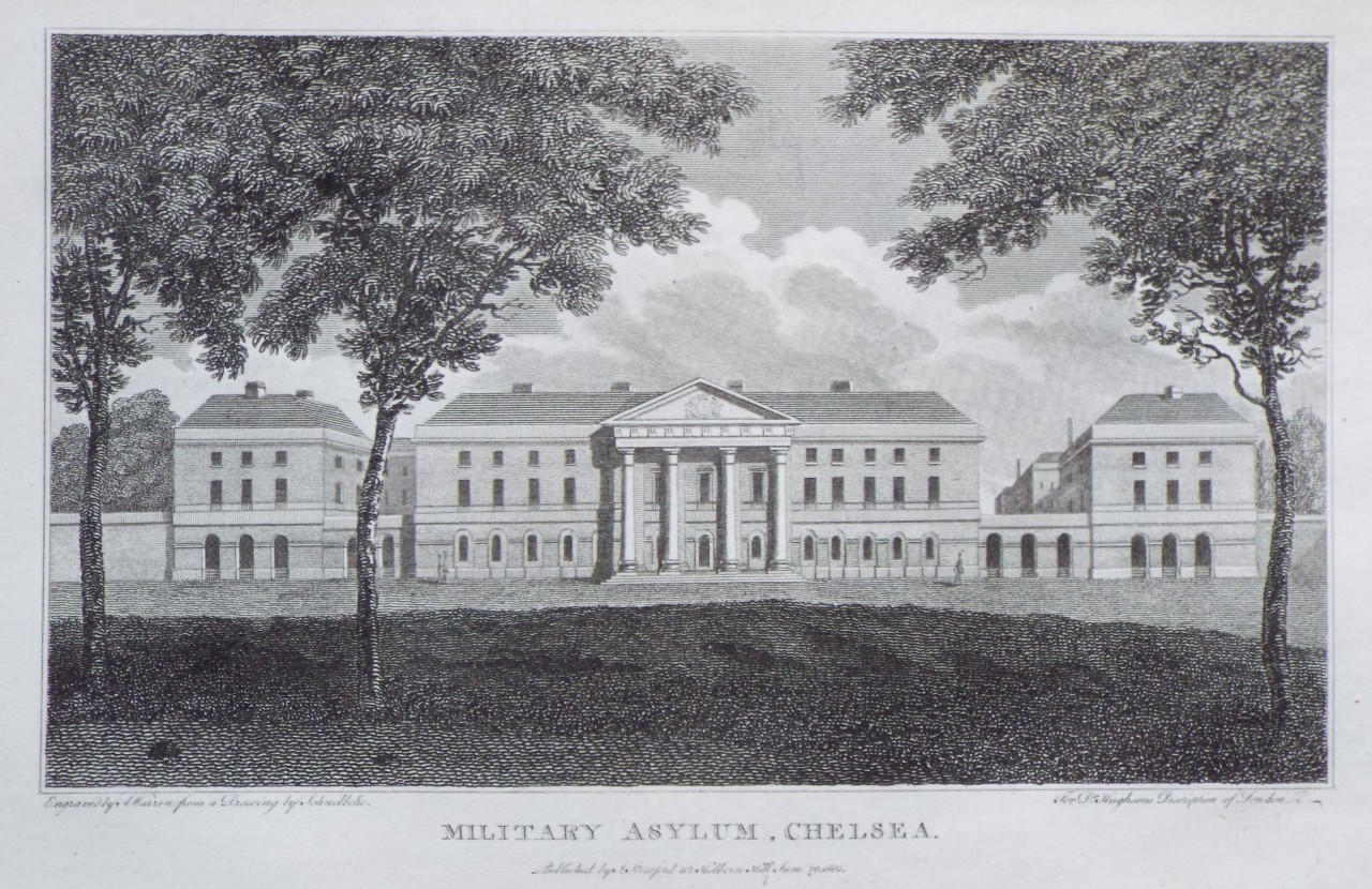 Print - Military Asylum, Chelsea. - Warren