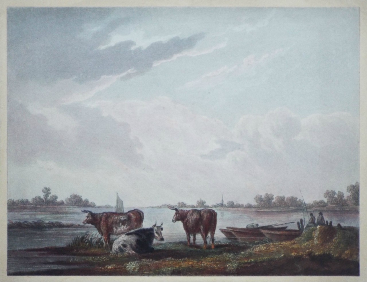 Aquatint - No. 7. - From the Original by Cuyp, in the Dulwich Gallery.
