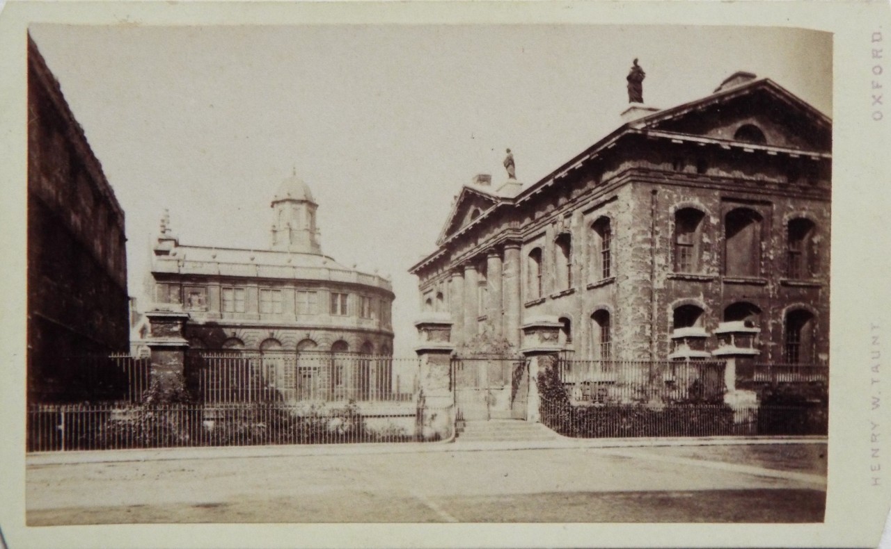 Photograph - Sheldonian Theatre and Clarendon Building
