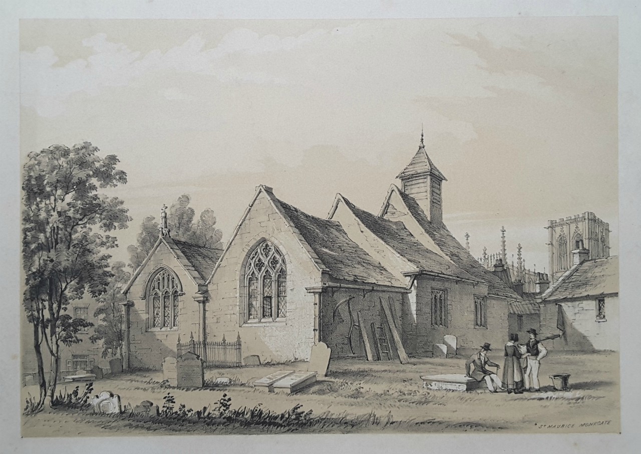 Lithograph - St. Maurice Monkgate - Monkhouse