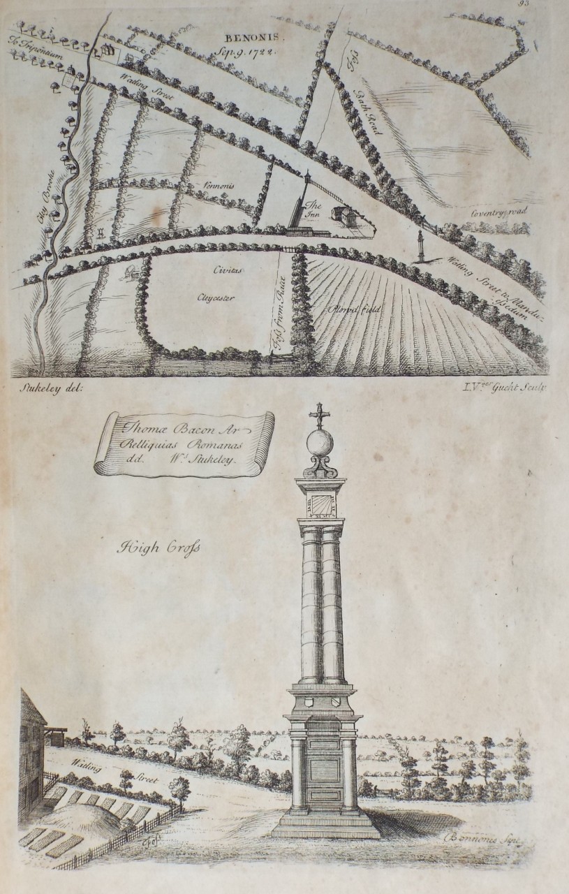 Print - Benonis Sept. 9. 1722. 
High Cross
