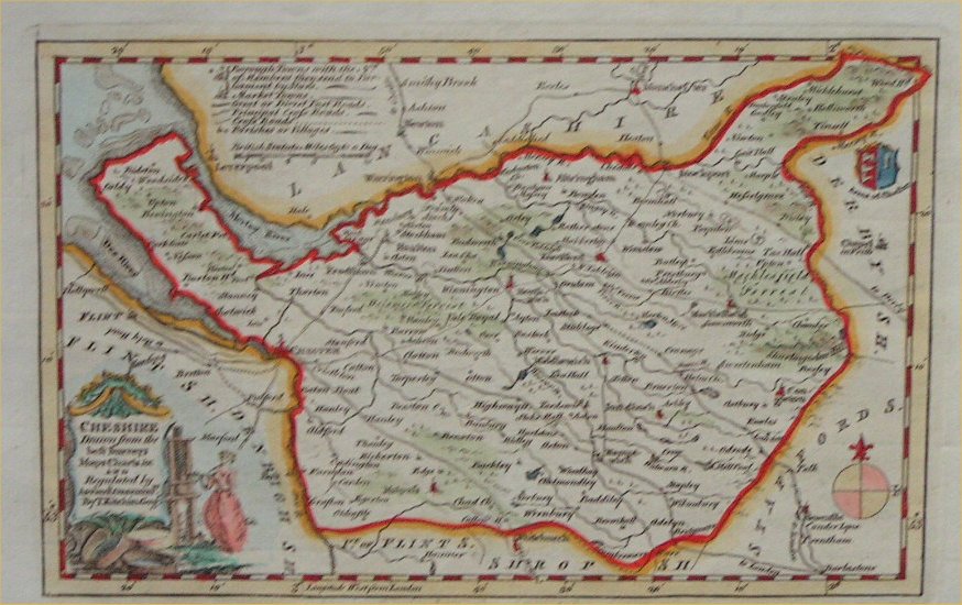 Map of Cheshire - Kitchin