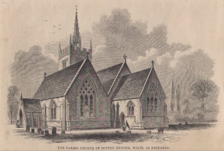 Wood - The Parish Church of Sutton Benger, Wilts, as Restored.
