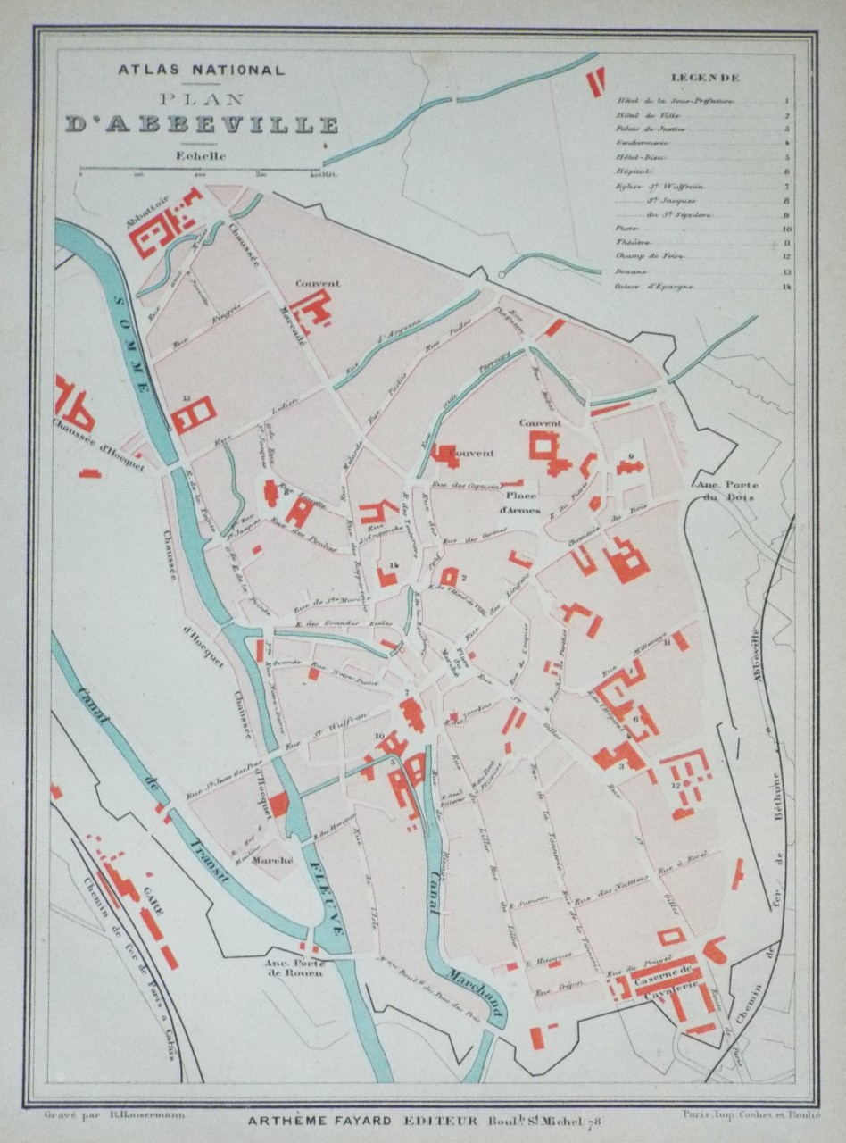 Map of Abbeville - Abbeville