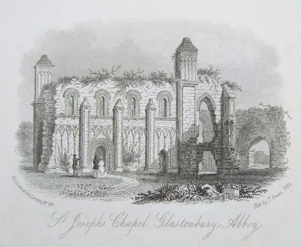 Steel Vignette - St. Joseph's Chapel, Glastonbury, Abbey. - Kershaw