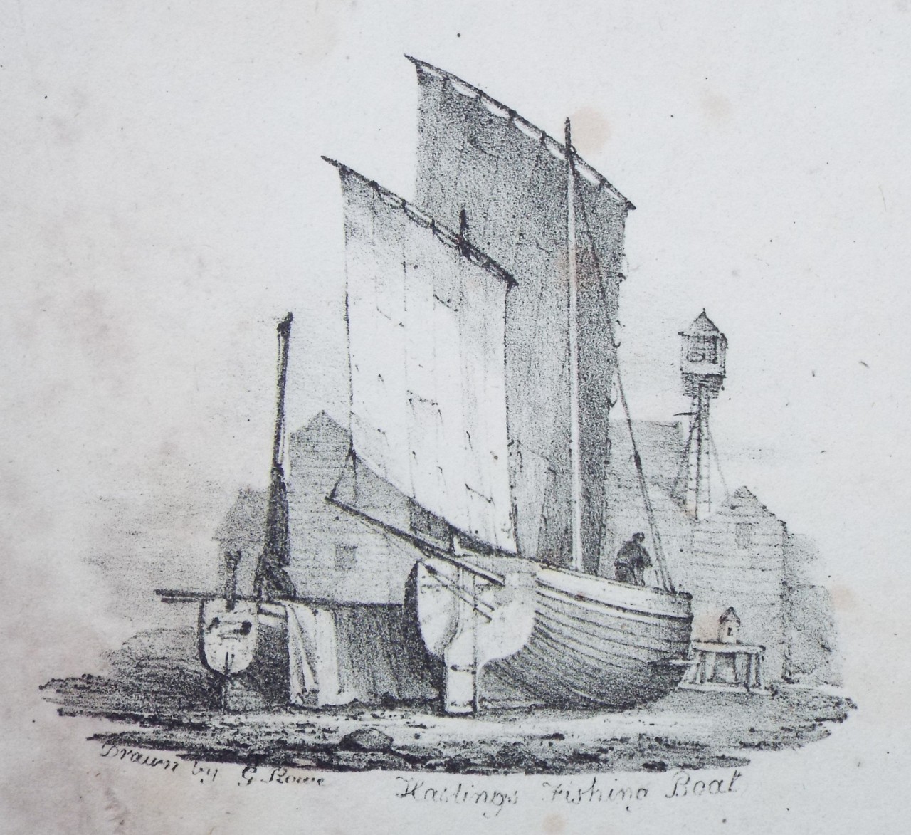 Print - Hastings Fishing Boat - Rowe