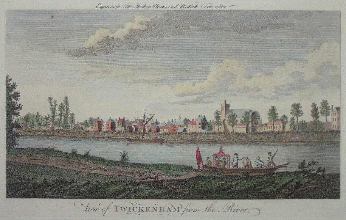 Print - View of Twickenham from the River