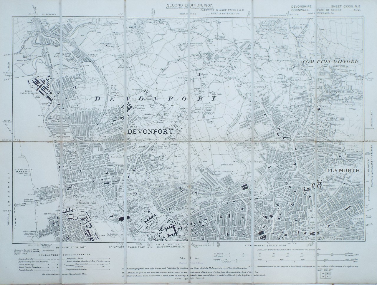 Map of Devonport - Marylebone