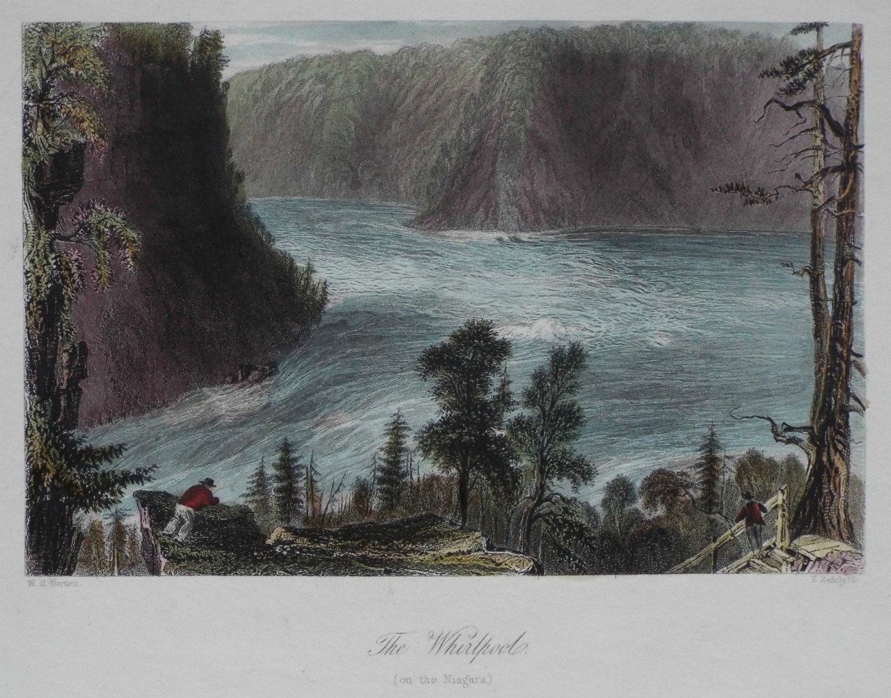 Print - The Whirlpool. (on the Niagara) - Radclyffe