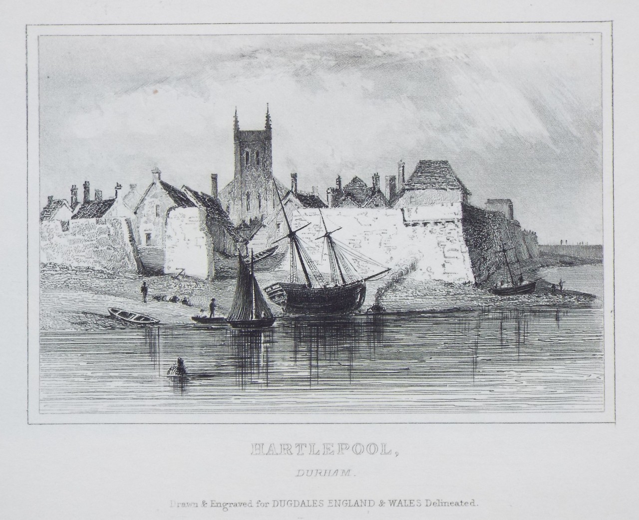 Print - Hartlepool, Durham,