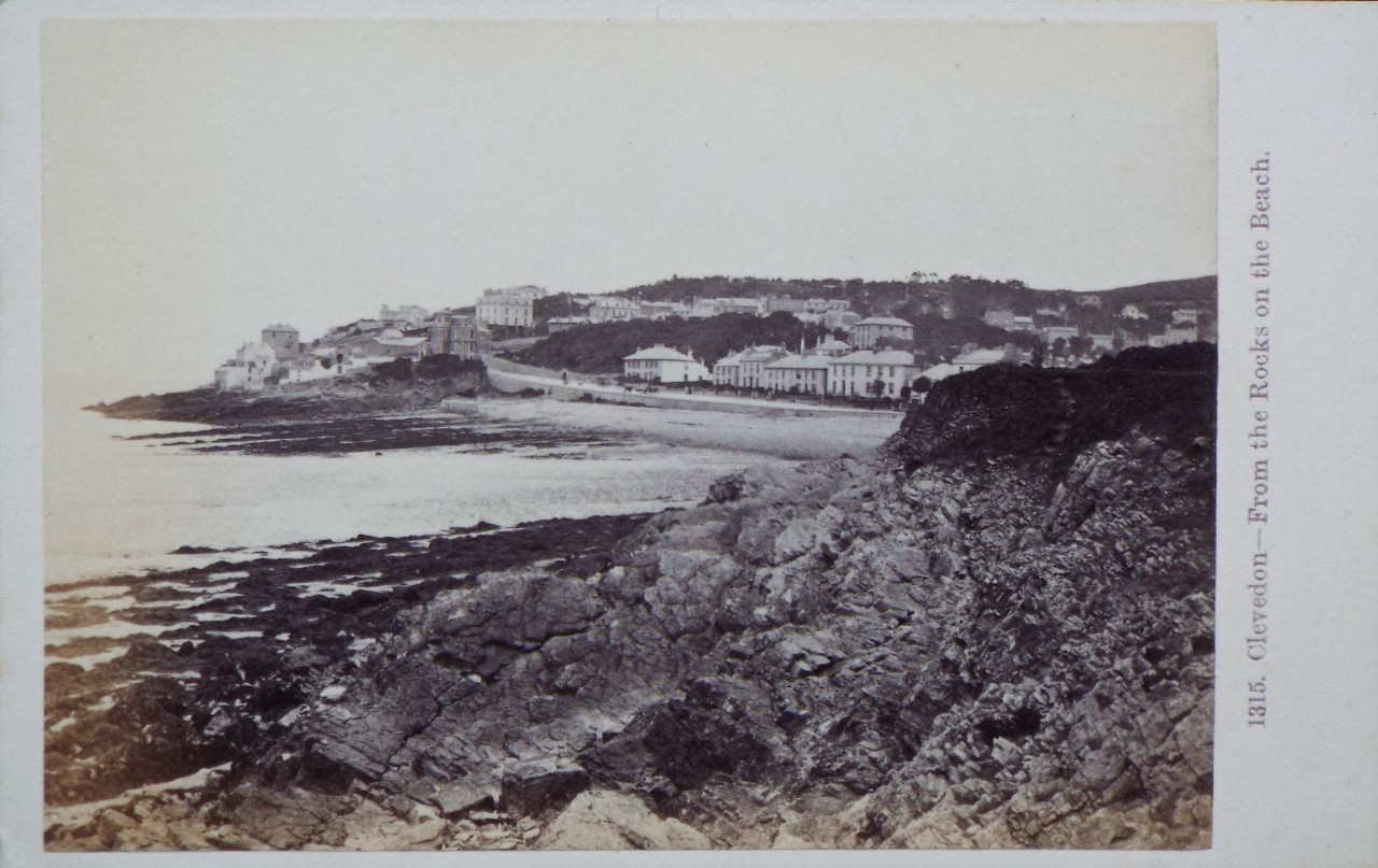 Photograph - Clevedon - From the Rocks on the Beach.