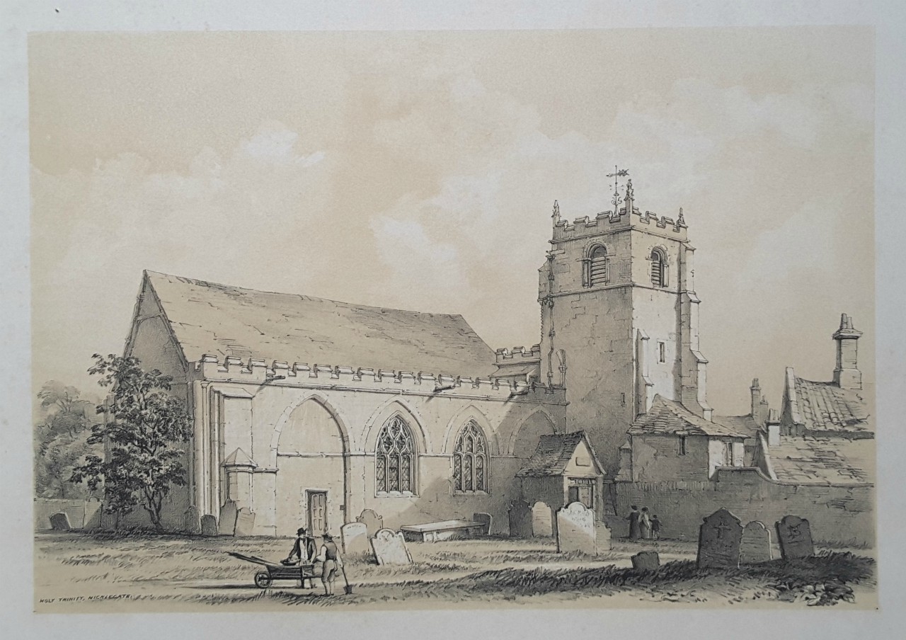 Lithograph - Holy Trinity, Micklegate. - Monkhouse
