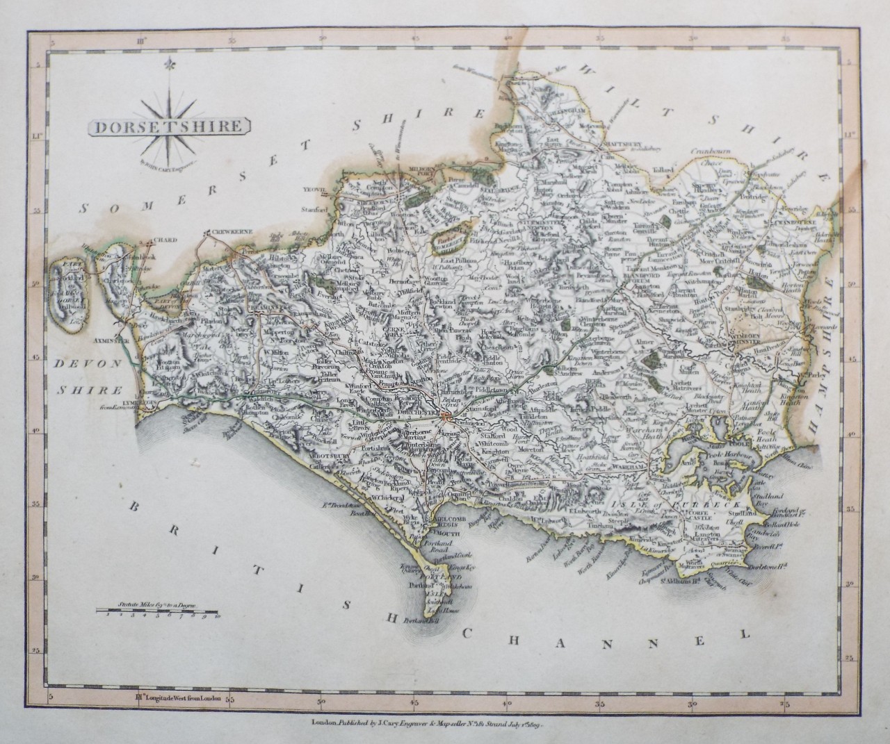 Map of Dorset