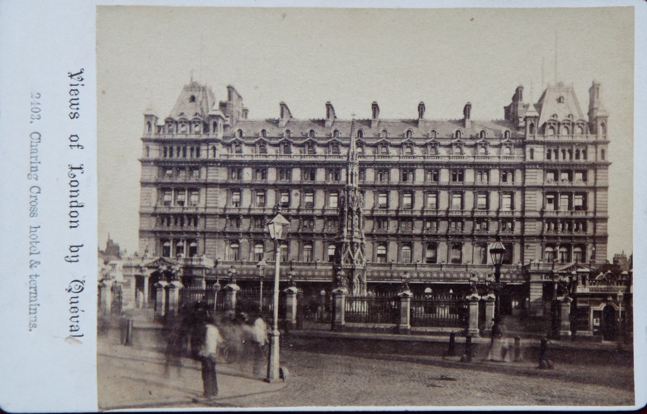 Photograph - Charing Cross Hotel & terminus.