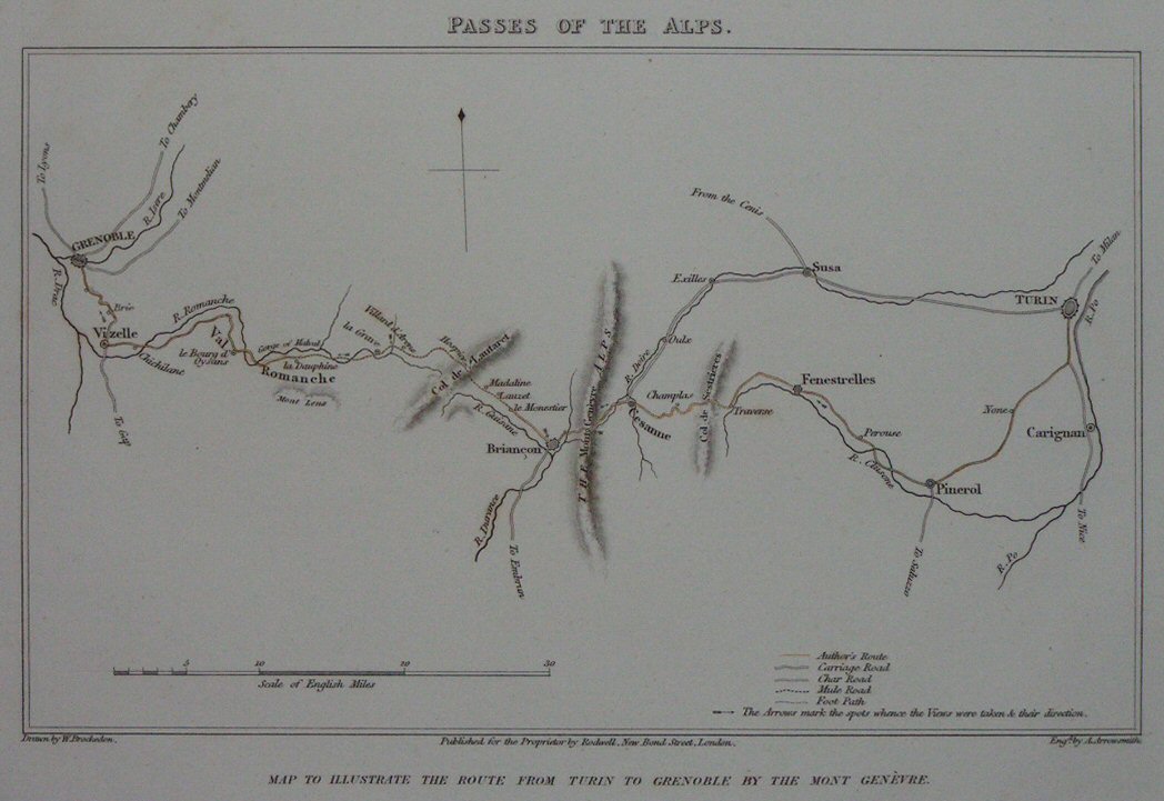 Map of Les Alps