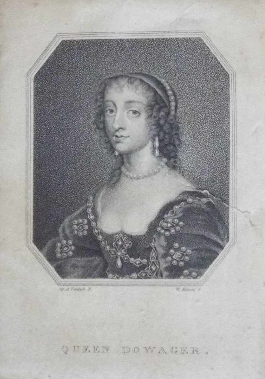 Print - Queen Dowager. - Haines