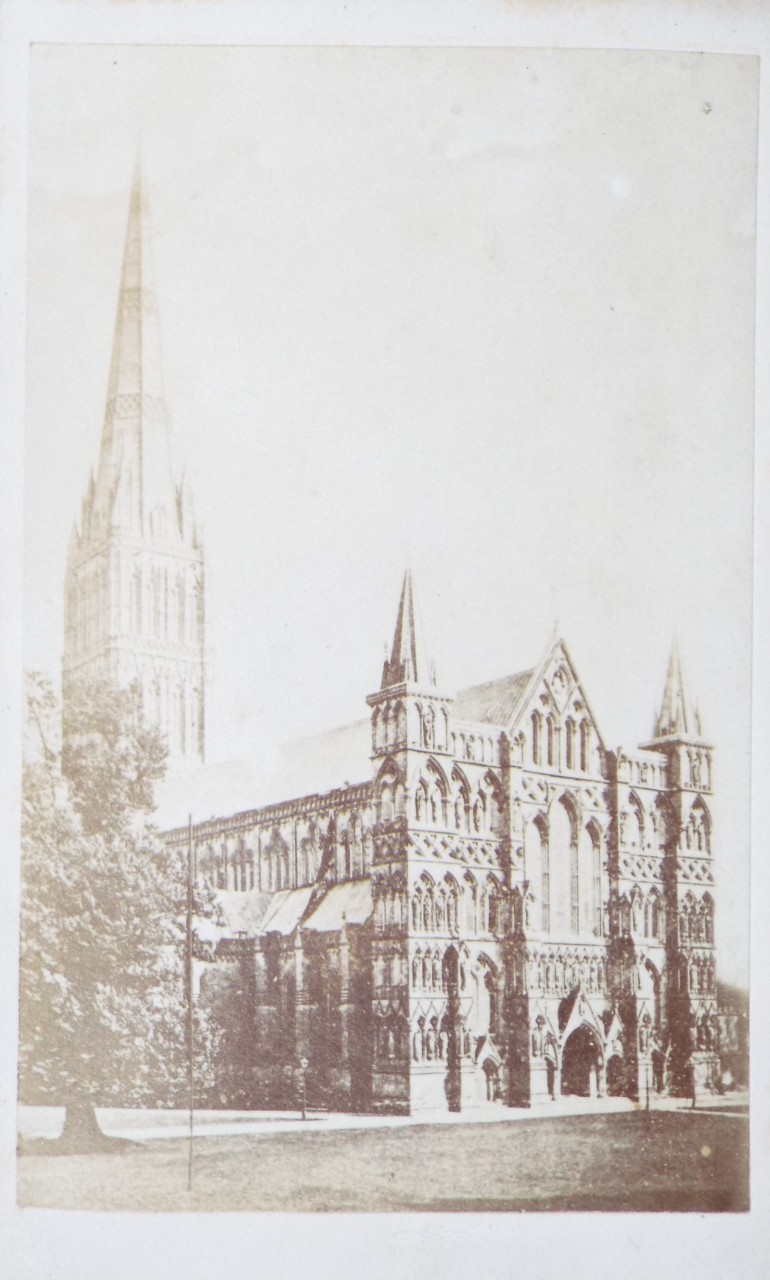 Photograph - Salisbury Cathedral from the NW