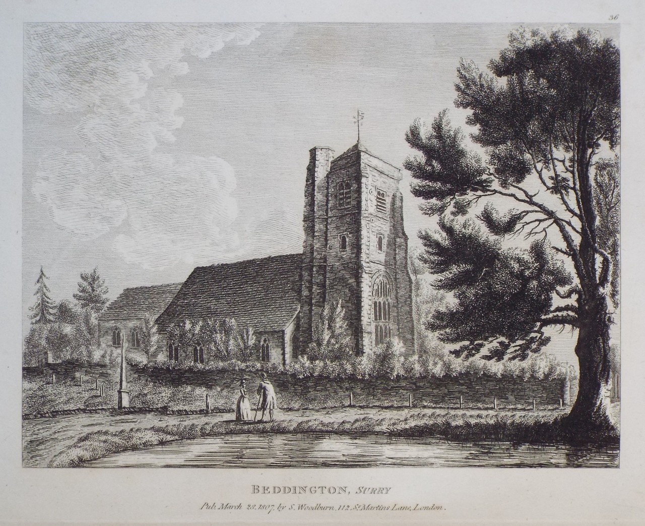 Print - Beddington, Surry