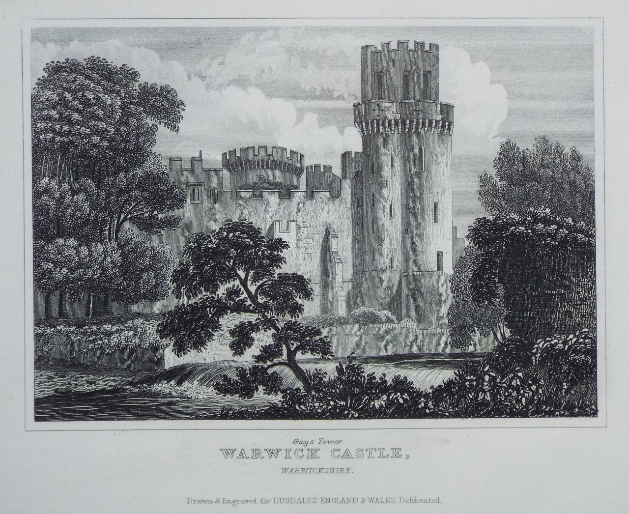 Print - Guys Tower Warwick Castle, Warwickshire.