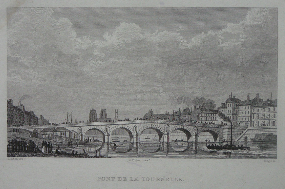 Print - Pont de la Tournelle. - 