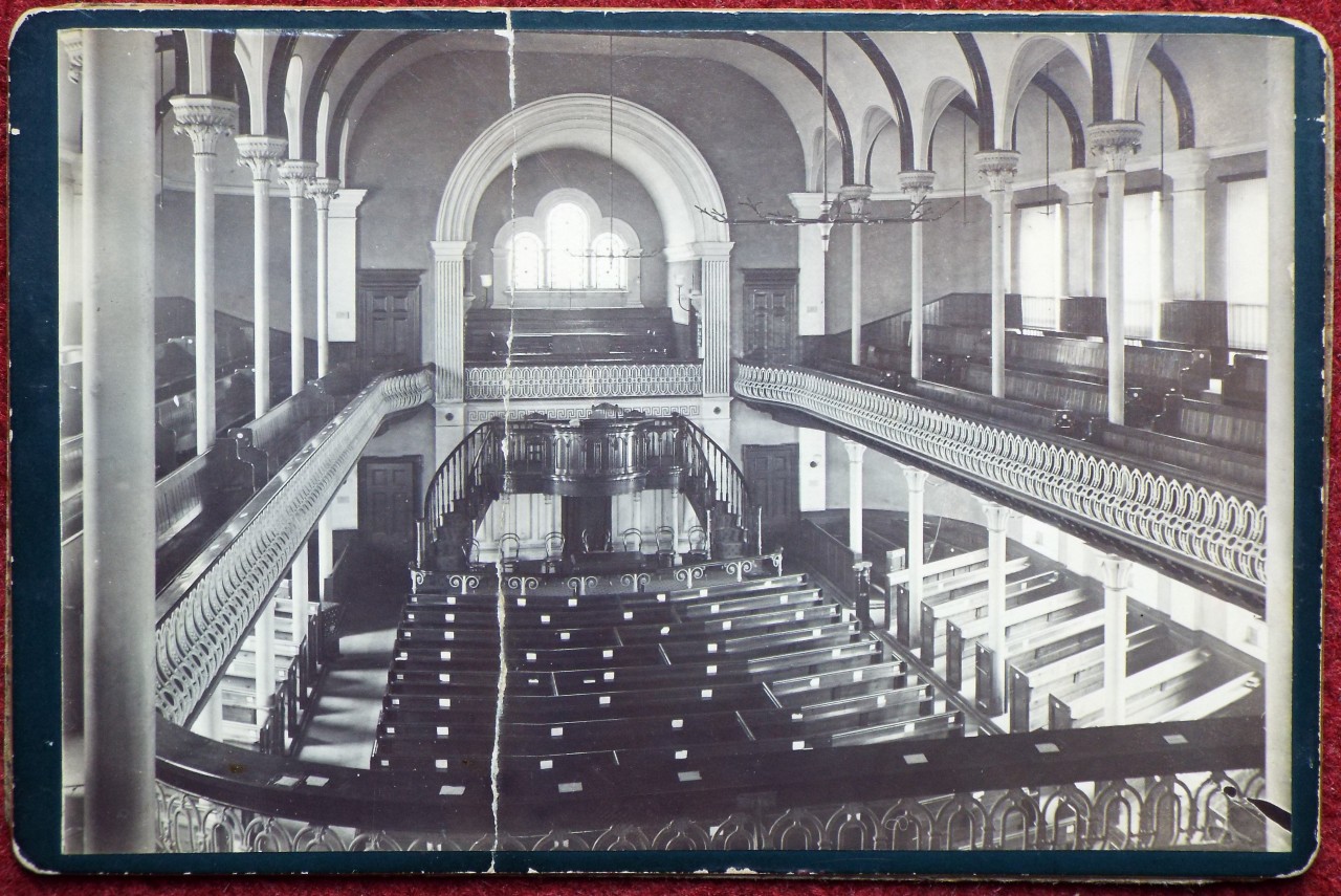 Photograph - Interior of the Baptist Tabernacle, Swindon.
