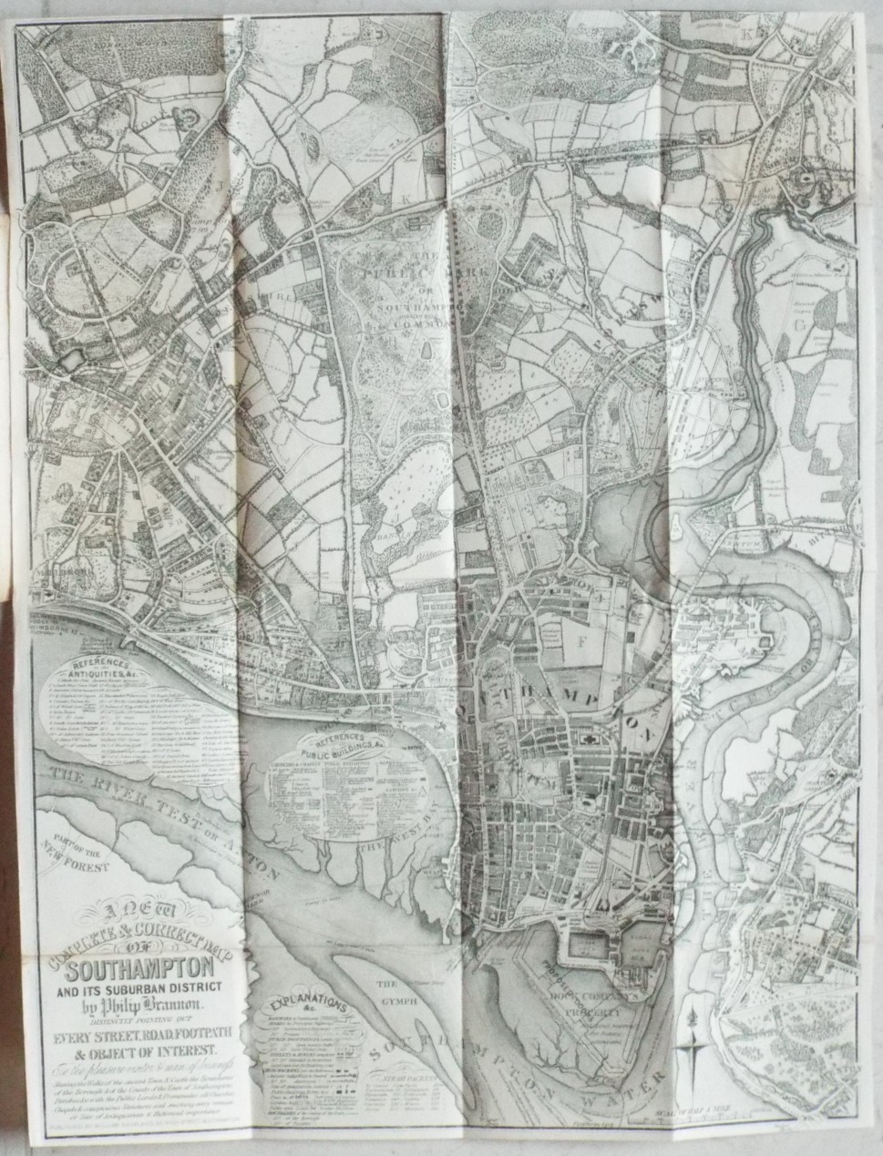 Map of Southampton - Southampton