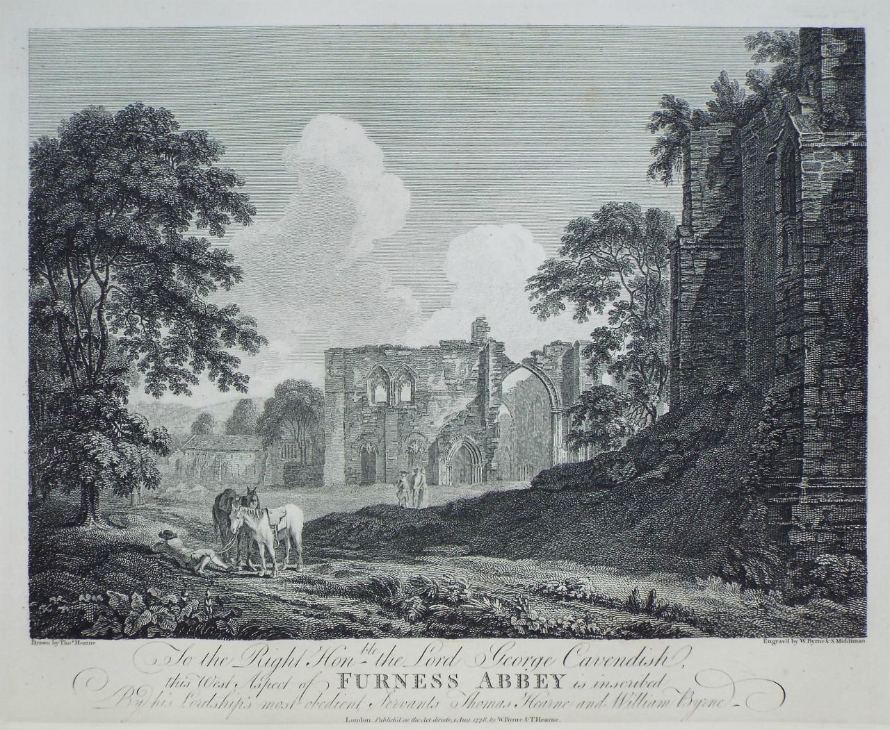 Print - Furness Abbey - Byrne