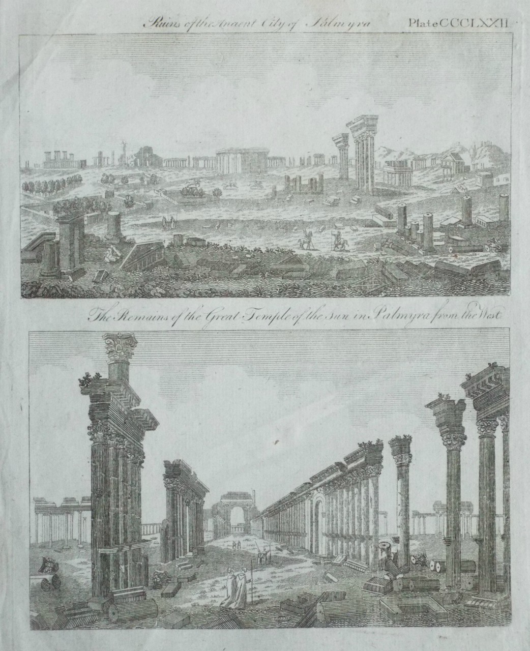 Print - Ruins of the Ancient City of Palmyra.