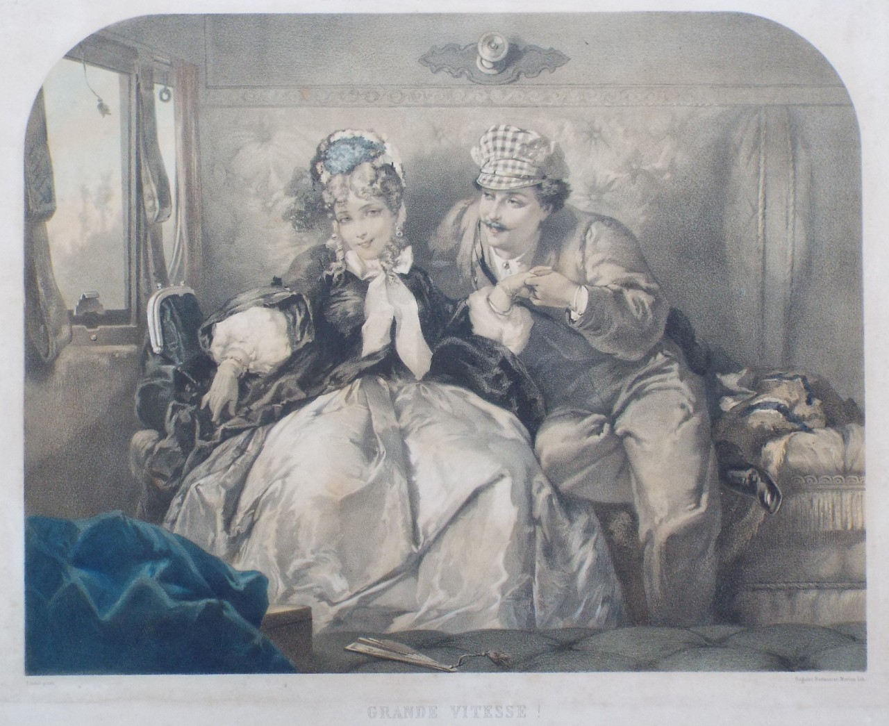 Lithograph - Grande Vitesse - Regnier,