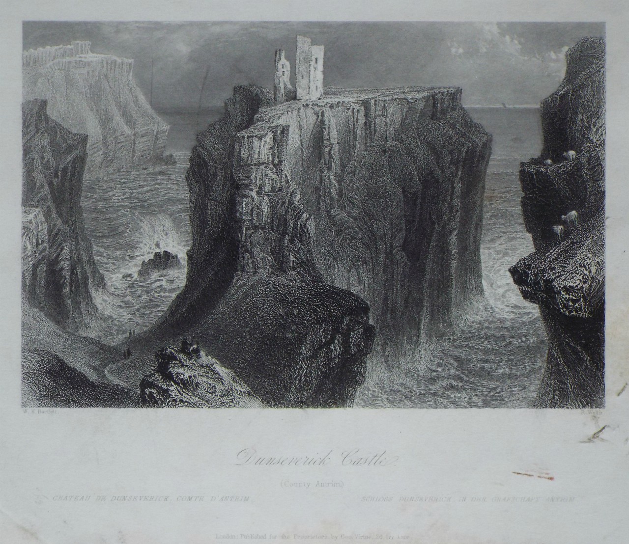 Print - Dunseverick Castle (County Antrim) - Walis