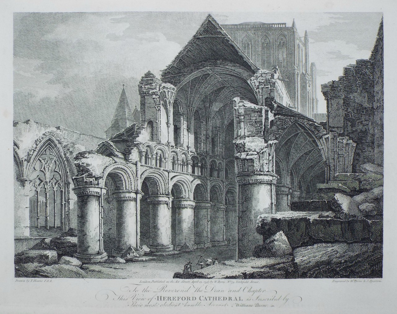Print - Hereford Cathedral - Byrne