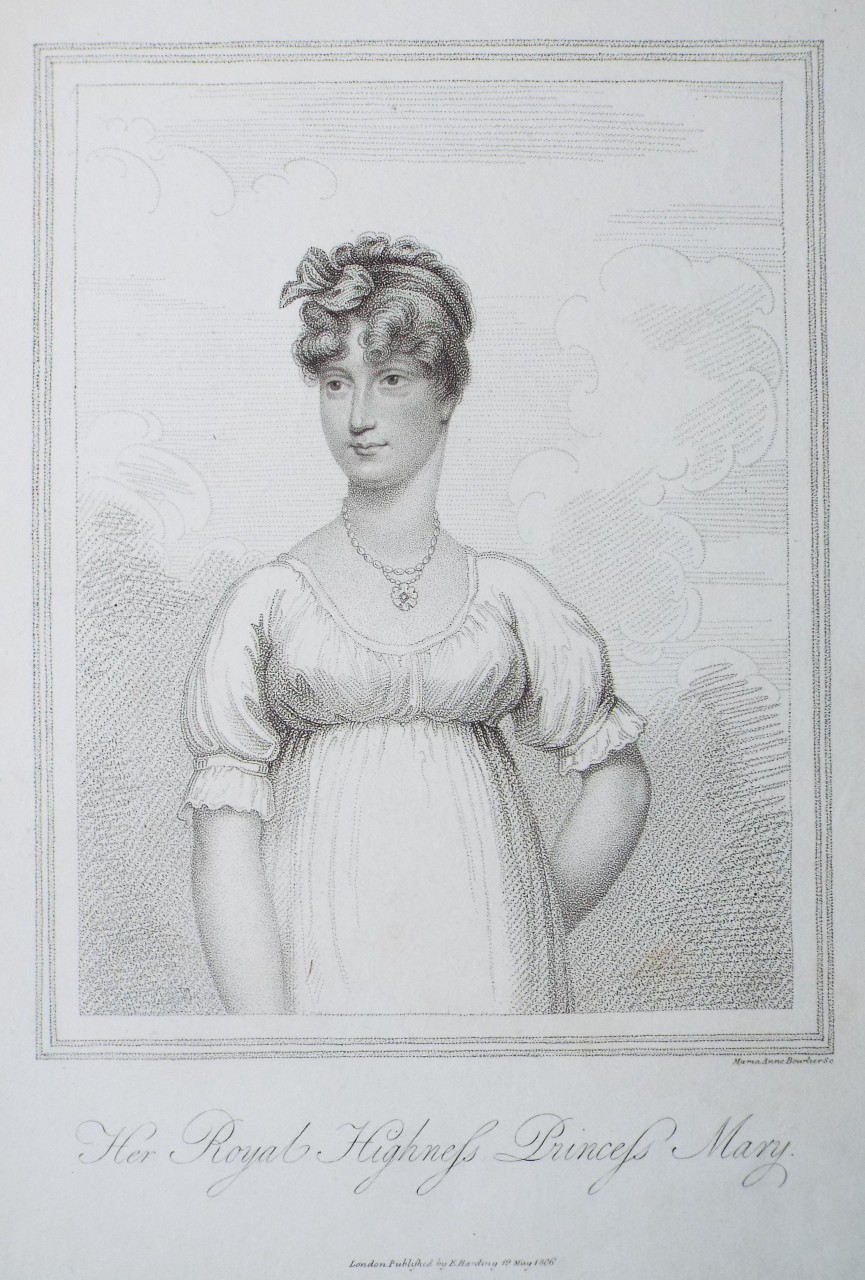Stipple - Her Royal Highness Princess Mary. - Bourlier