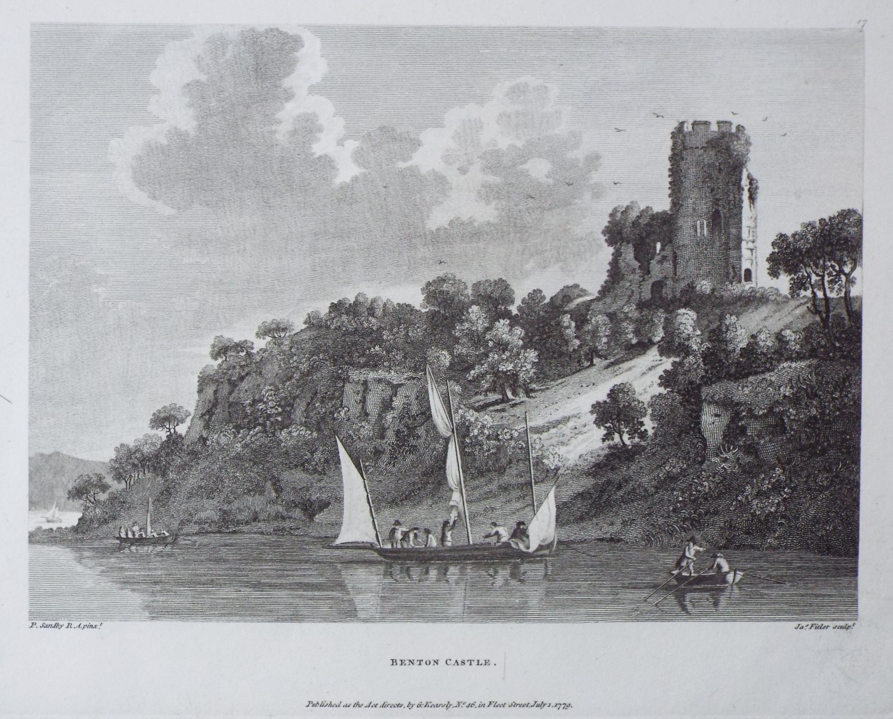Print - Benton Castle. - Fitler