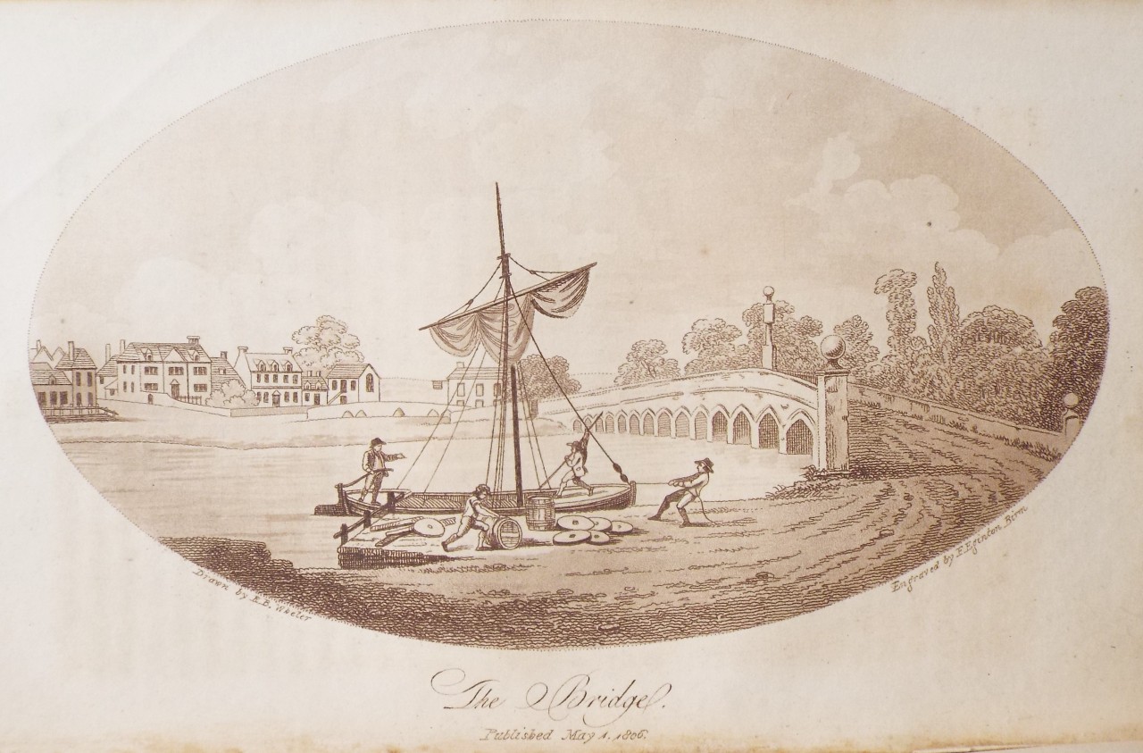Aquatint - The Bridge. - Eginton