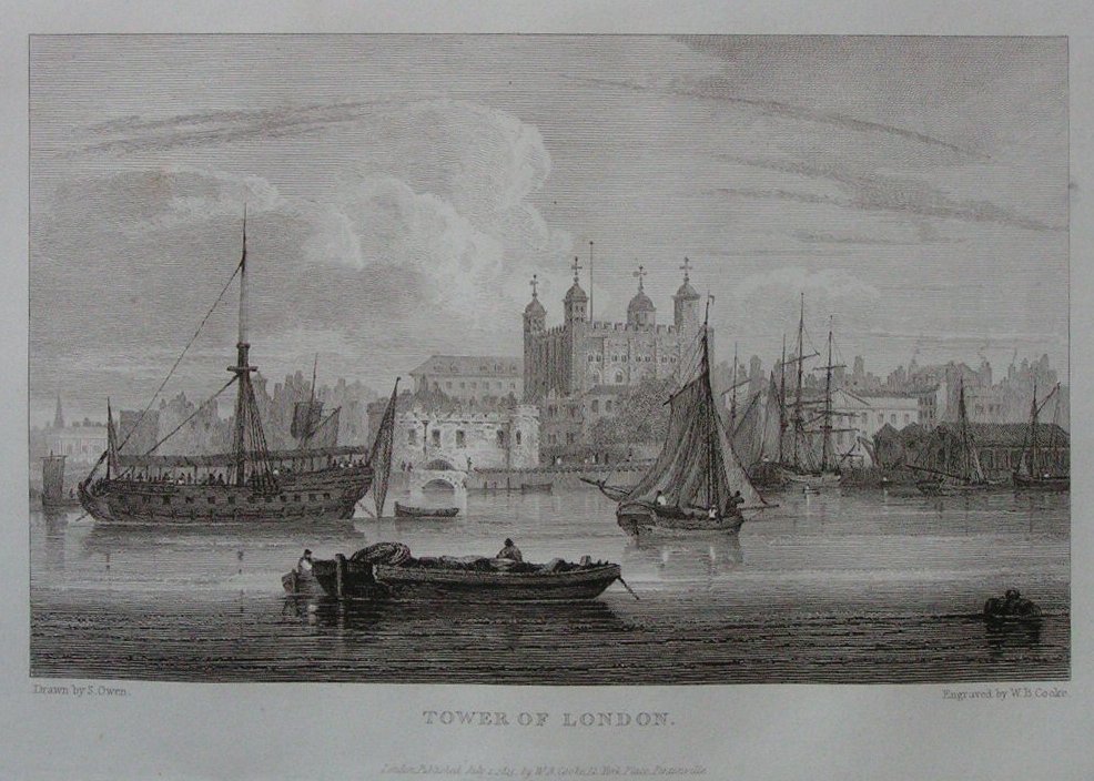 Print - Tower of London - Cooke