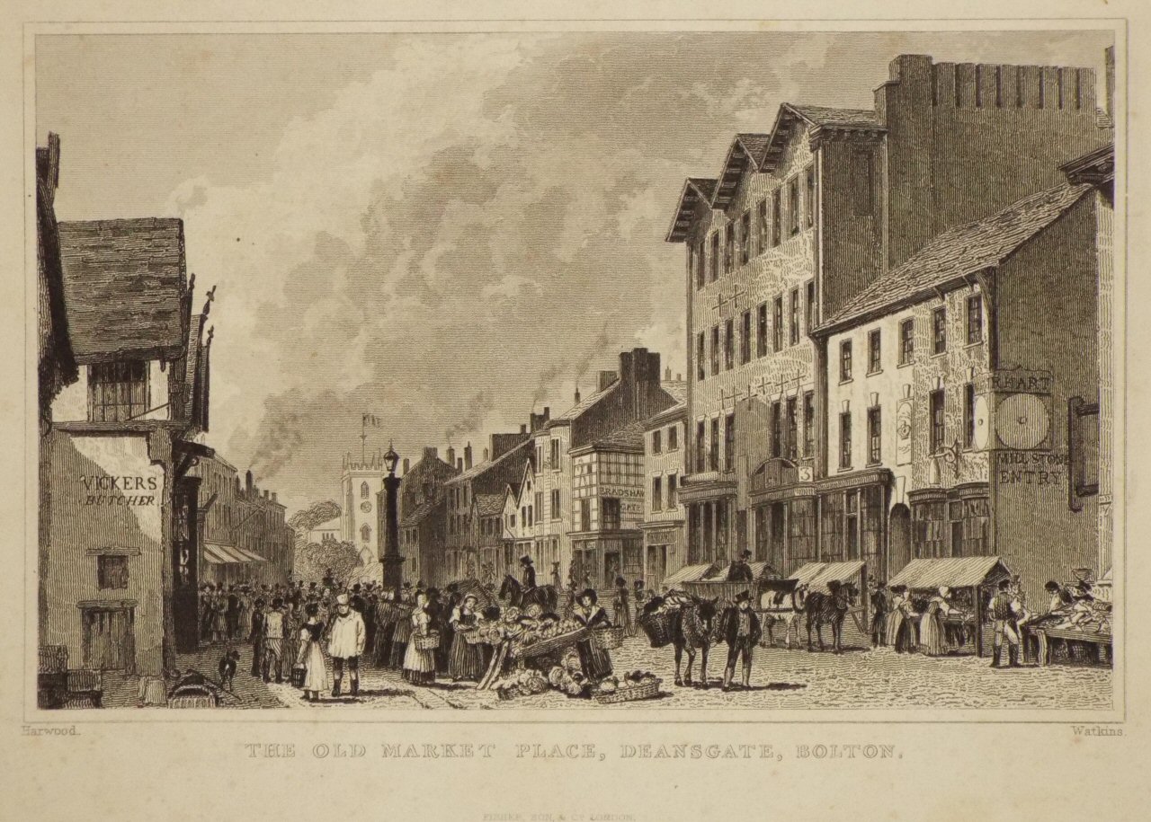 Print - The Old Market Place, Deansgate - 