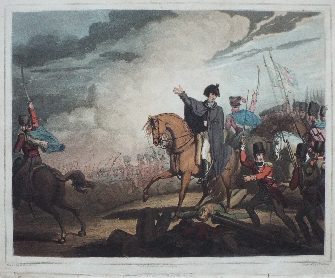 Aquatint - Waterloo - Fielding