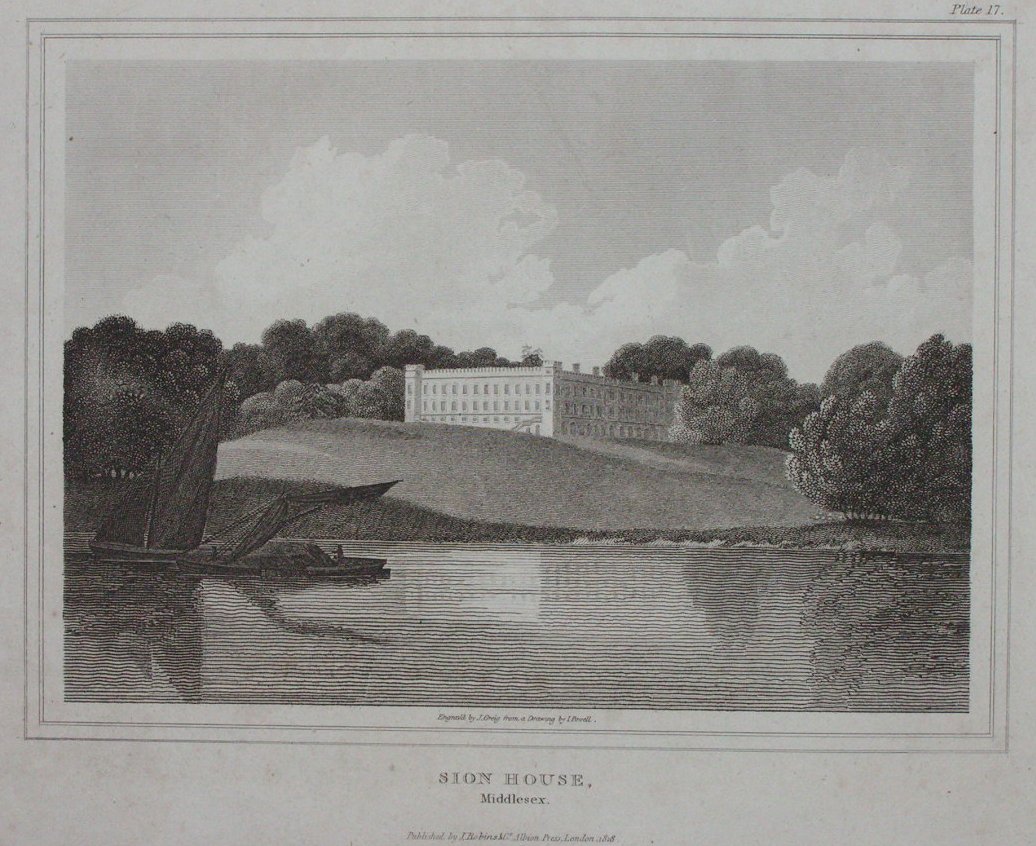 Print - Sion House, Middlesex - Greig