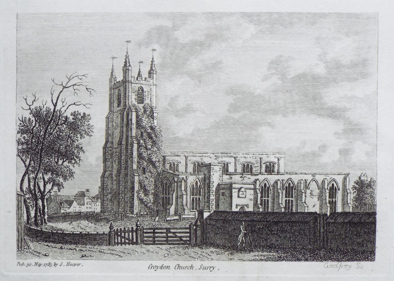 Print - Croydon Church, Surry. - 