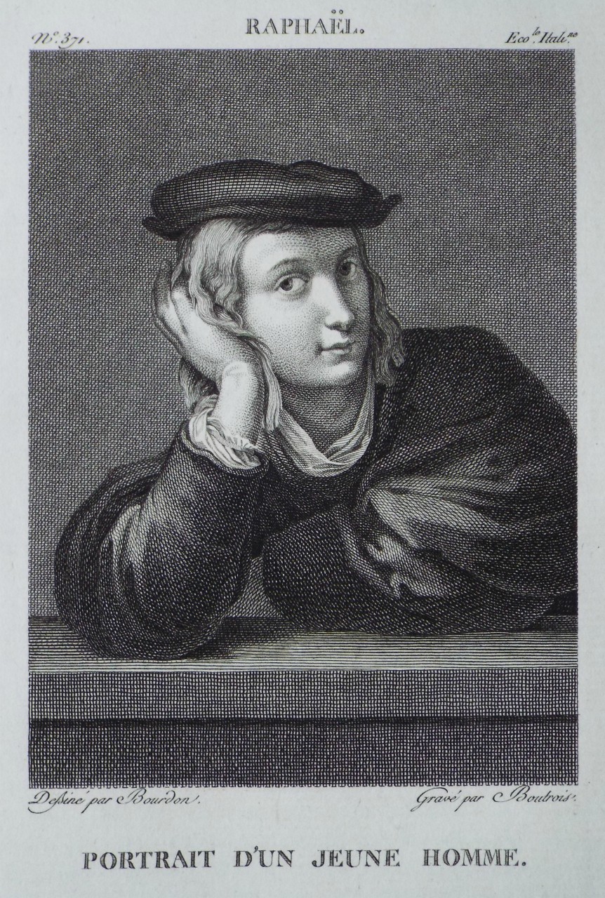 Print - Portrait d'un Jeune Homme.