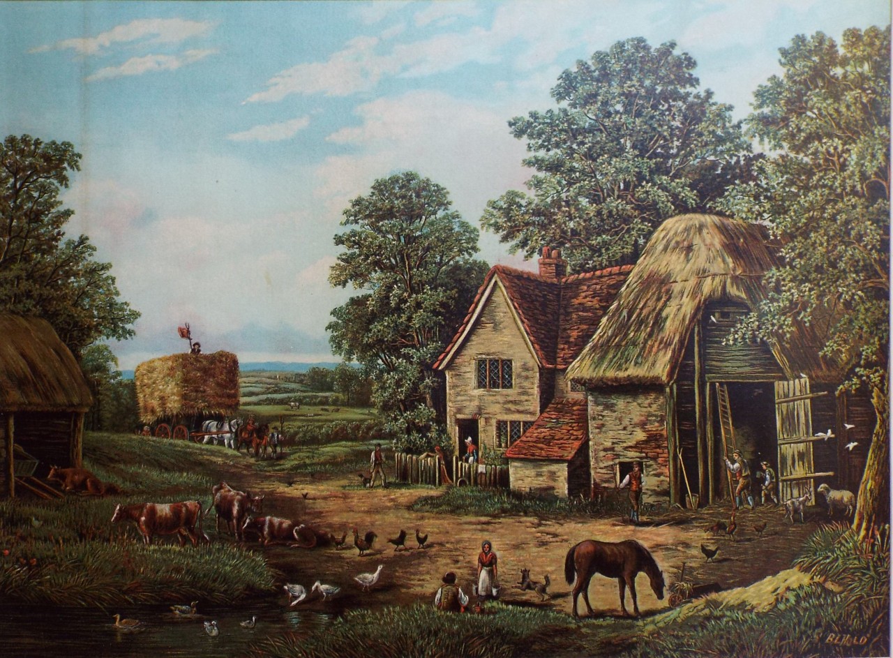 Chromo-lithograph - Rural Landscape - Hold