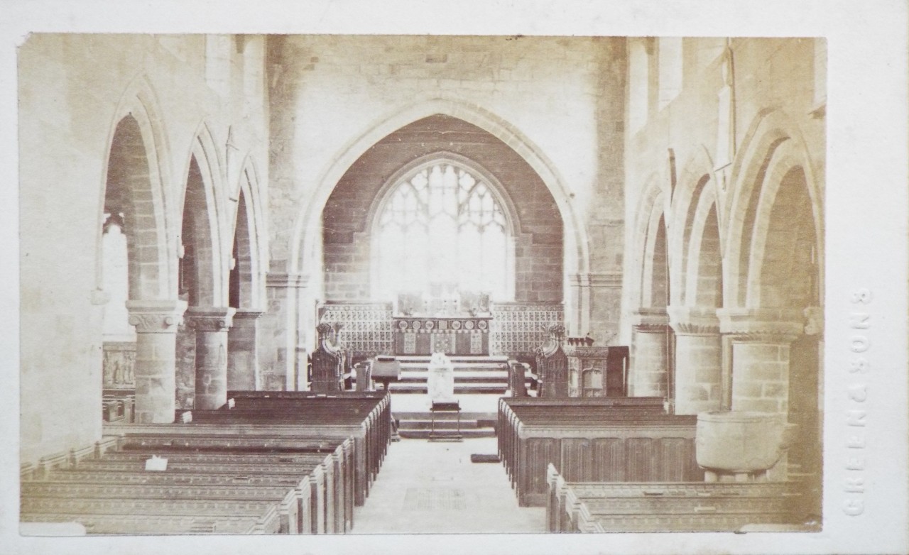 Photograph - Youlgreave Church Interior